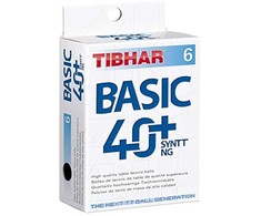 Stalo teniso kamuoliukai Basic 40+ Tibhar 6vnt. oranžiniai