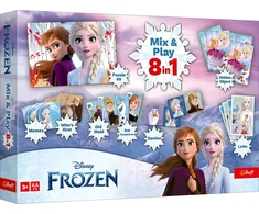 TREFL FROZEN 8in1 Mix&amp;play stalo žaidimų rinkinys