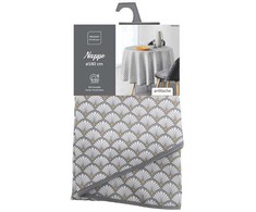 Bikuvalt Staltiesė D180 cm pilkų atspalvių, poliesteris ARTCHIC douceur d'intérieur
