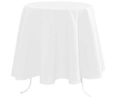 Excellent Houseware Staltiesė NELSON Nappe, baltos sp., 145 x 200 cm, 100% poliesteris