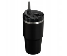 Gertuvė Stanley Quencher H2.O FlowState 0.6 l Juodas juoda