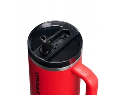 STANLEY terminis puodelis - Quencher ProTour Flip Straw - 1,18 l - Chili Juodas