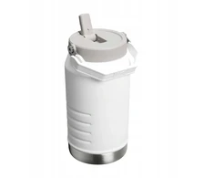 Stanley Termoso buteliukas su šiaudeliu The IceFlow Flip Straw 2.0 Jug 1.90L baltas