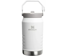 Stanley Termoso buteliukas su šiaudeliu The IceFlow Flip Straw 2.0 Jug 1.90L baltas