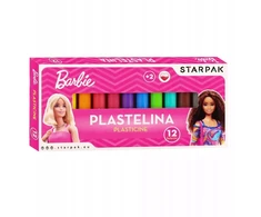 Starpak Star APVALUS PLASTILINAS MERGAITEI BARBIEMS, 12 SPALVŲ