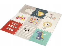 Star Ibaby MATA DLA NIEMOWLĄT BABIFY ANIMALS 165x165x1,5 CM Dėlionė EDUKACYJNE
