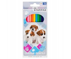 Starpak 12 spalvų mokykliniai pieštukai