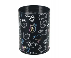 Starpak APVALUS METALINIS PIGGY BANKAS MERGAITEI KITTY KITTY HOLO