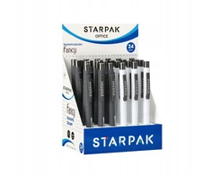 Starpak Automatinis rašiklis 0.7mm mėlynas, 2 vnt. rinkinys