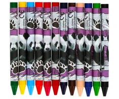 Starpak Hello Panda vaško kreidelės, 12 spalvų
