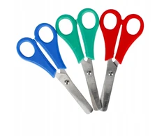 Starpak Metalinės mokyklinės žirklės su liniuote, 13,5 cm