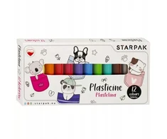 Starpak Minisy plastelinas rinkinys, 12 spalvų