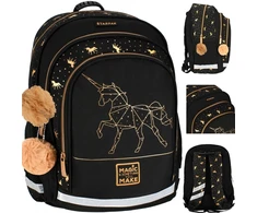 Starpak Mokyklinė kuprinė - Gold Unicorn