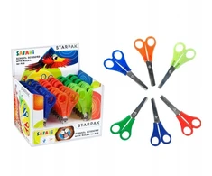 Starpak mokyklinės žirklės 13 cm su liniuote