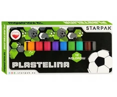 Starpak plastilinas 12 spalvų "football2"