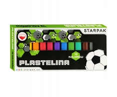 Starpak plastilinas 12 spalvų "football2"
