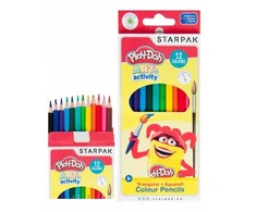 Starpak Vaikams akvareliniai pieštukai 12 spalvų su teptuku