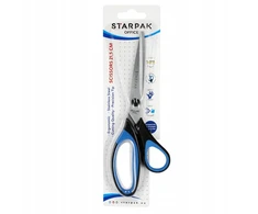 Starpak Žirklės su guminėmis metalinėmis rankenomis 21,5 cm