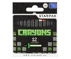 Starpak Žvakių vaškinės kreidelės 12 spalvų "Pixel" žaidimas