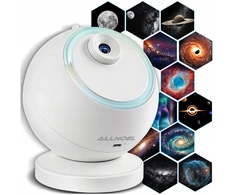 STARS PROJECTOR PLANETARIUM PROJEKTORINĖ LEMPA ĮTRAUKTA BATERIJOS BT GARSIAKARIAIS