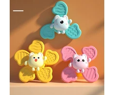 Stator Fidget Spinner Rattle su siurbimo taurele langams ANTISTRESS žaislas 3 vnt