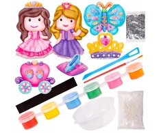 Stator GIPSO MAGNETAI PRINCESSEI ŠALDYTUI DIY ART RINKINYS DAŽYMUI