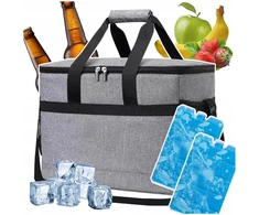 Stator THERMAL BEACH PICNIC BAG Didelis turistinis aušintuvas 40 litrų + įdėklai