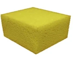 Statybinė kempinė EDELMAX, 14 x 11 x 7 cm, itin švelni, naudojama pašalinti nešvarumus