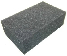 Statybinė kempinė, juodos spalvos, 200 x 120 x 60 mm