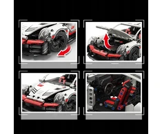 Statybinės plytos MODELIS SPORTAS AUTOMOBILIS 911 Dovana vaikui 6+