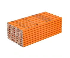 Statybinis pieštukas HB 180 mm OCTAGON 48 vnt. ORANŽINIS „DIY-PC2OC18OR/48D“