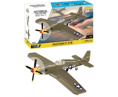 Statybinis žaidimas - COBI - Mustang P-51B - 158 elementai - Ruda - Surinkti patiems