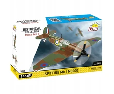 Statybinis žaidimas - COBI - Spitfire Mk. I N3200 - Kamufliažas - 146 elementai - Pagaminta ES