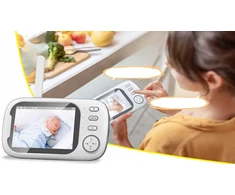 Stazer ELEKTRONINĖ AUKLĖS LIVE KAMEROS NAKTINIS REŽIMAS IPS HD TERMOMETRAS 2000MAH