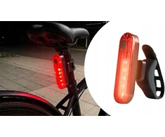 Stazer LED dviračio žibintas priekinis galinis priekinis galinis USB įkraunamas žibintuvėlis
