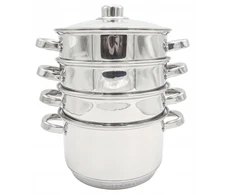 STEAMER POT STEEL 4x4L / sk. 22 cm.
