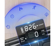 Stepperis su pasipriešinimo gumomis ir LCD ekranu DH Line STEP 1, reguliuojamas aukštis, neslystančios pedalų platformos