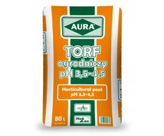 Sterlux rūgštinės durpės 3,5-4,5 80L AURA