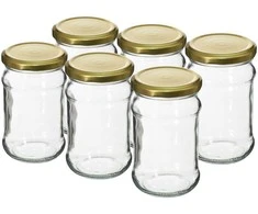 Stiklainis su dangteliu Twist Off Browin 300ml/Ø66mmx6vnt.