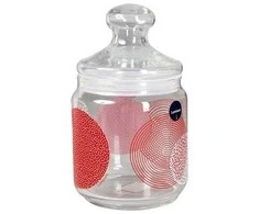 Stiklainis su herm.dangčiu Constellstion red club Luminarc 0.75L