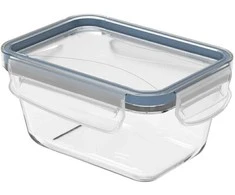 Stikl.indas su dangčiu maistui laikyti Click&amp;Lock Rotho 0.5L