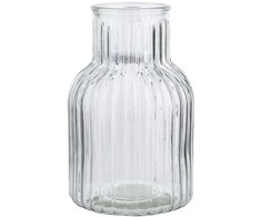 Stiklinė vaza ILAJA CLEAR, 20 cm