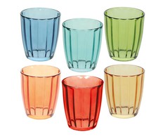 Stiklinės TOGNANA SIVIGLIA COLOUR, 310 ml, 6 vnt