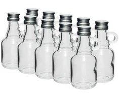 Stikliniai buteliai su užsukamais met.dangteliais BROWIN 40ml/10vnt.