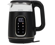 Stiklinio elektrinio virdulio temperatūros reguliavimas nuo 40 iki 100C LED 1.7L 2200W Avenido AV 1310