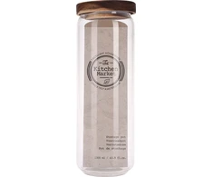 Maisto laikymo dėžutė stiklinis su tarpiklių 1,3 l