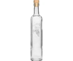 Stiklinis buteliai su kamščiu Browin 500ml