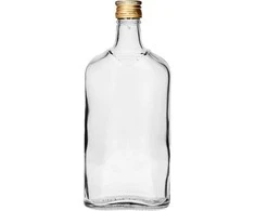 Stiklinis butelis su dangčiu Browin 500ml/6vnt.