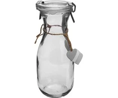 Stiklinis butelis su dangteliu Biowin 480ml