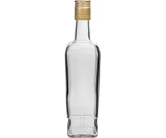 Stiklinis butelis su metal. dangteliu Pryncypalna Browin 500ml/6vnt.